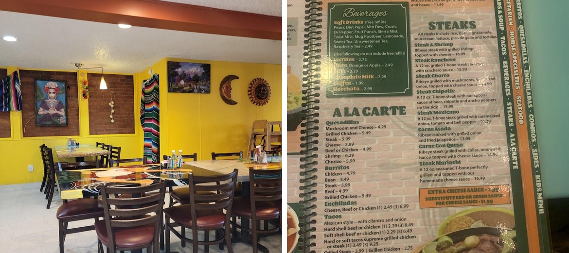 El Mariachi Mexican Grill Menu