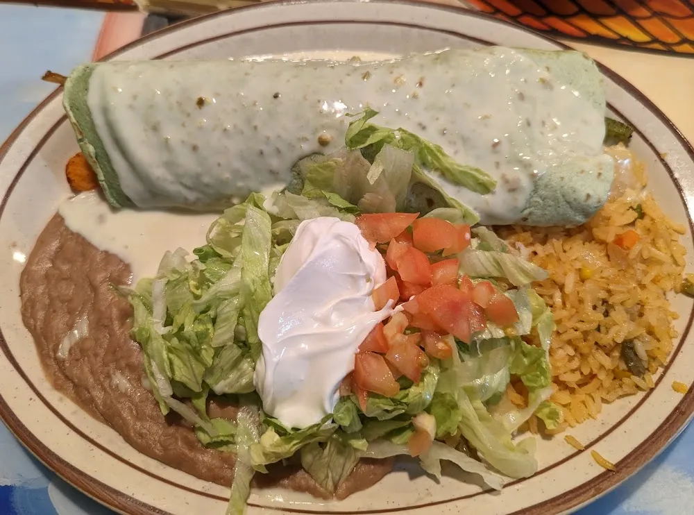 Chimichanga Vegetable Meal
