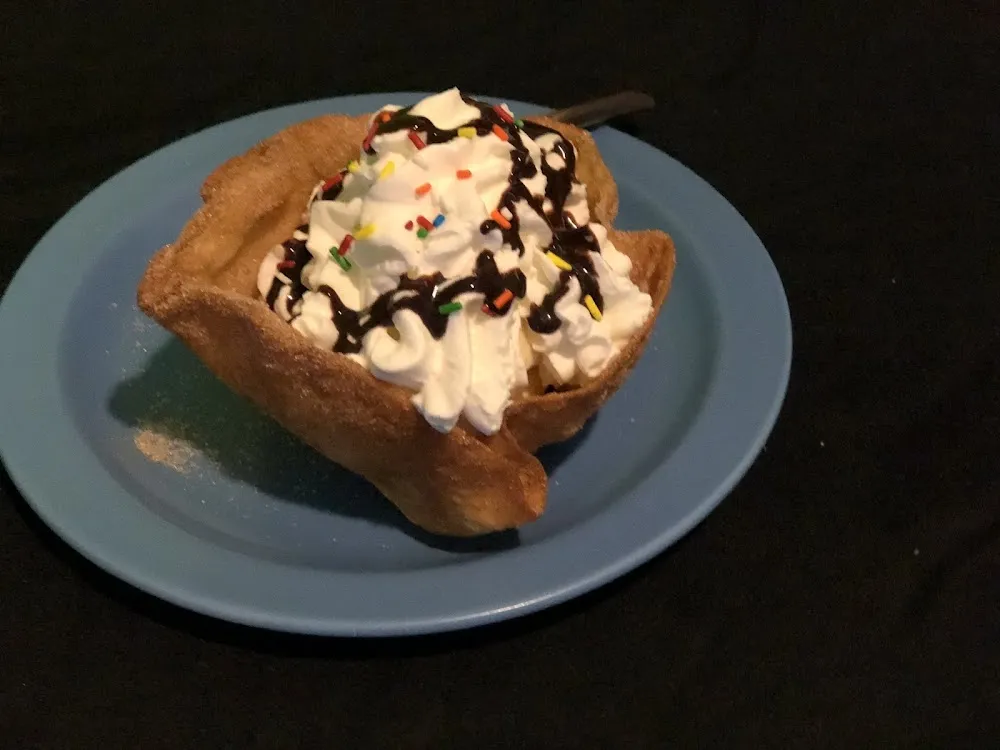 Sopapilla with Ice Cream